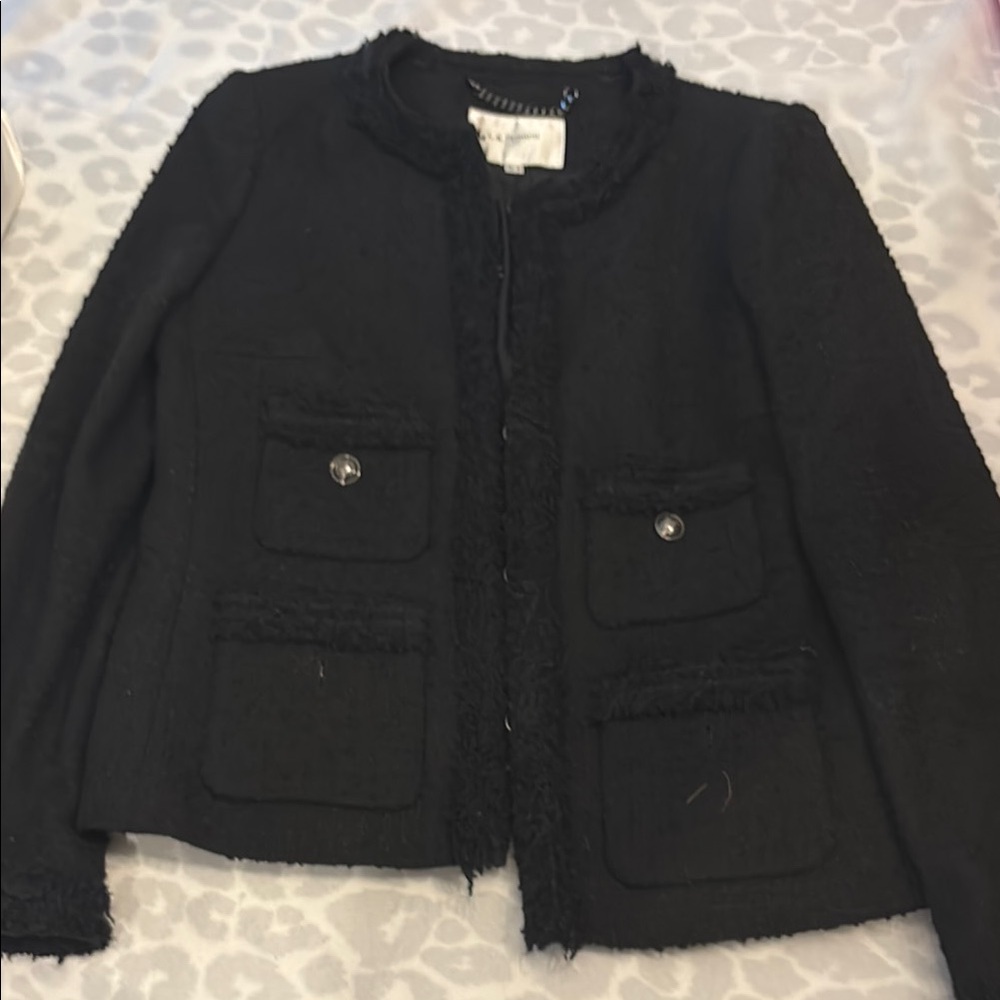 LK Bennett Black Tweed Blazer